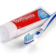 Toothpaste and toothbrush